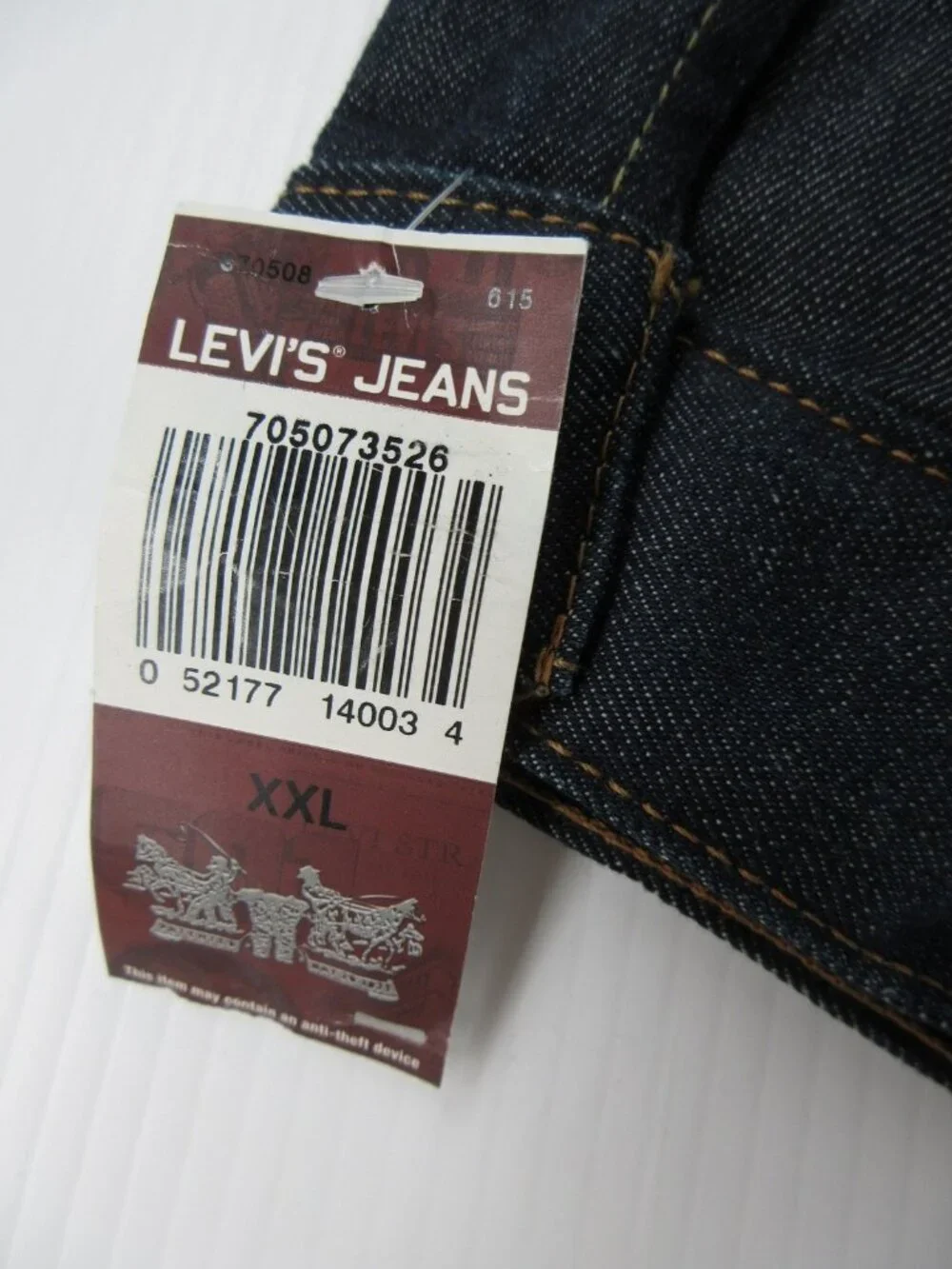 VINTAGE Levis Jacket XXL Standard Trucker Denim Button Up Y2K NWT *
